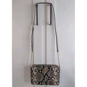 Michael Kors Jet Set Leather Crossbody Bag - Natural, Brand New
